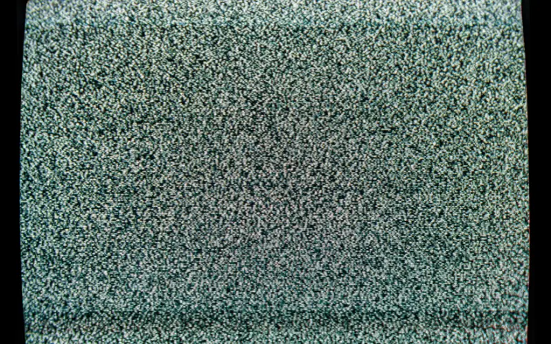 LED TV screen displaying a flickering and distorted image, a hardware problem resolved by LED TV repair services in Hyderabad.