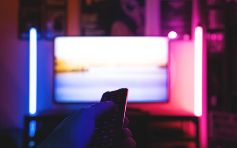 Sony Bravia TV with a blinking red standby light indicating a hardware error needing expert Sony TV repair in Hyderabad.