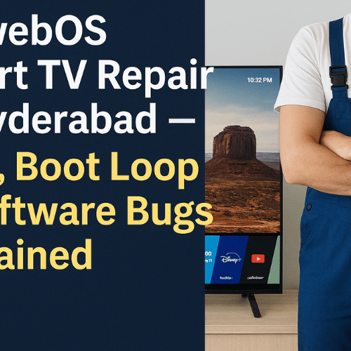 LG WebOS Smart TV Repair in Hyderabad — WiFi, Boot Loop & Software Bugs Explained